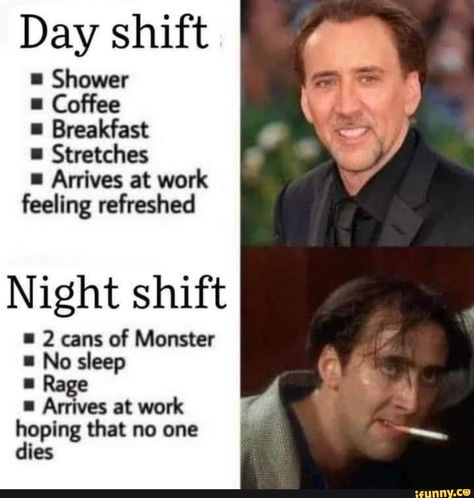 Tap to see the meme Healthcare Memes, Hospital Memes, Night Shift Humor, Hospital Humor, Nurse Jokes, Healthcare Humor, Nursing Memes, Medical Humor, Night Shift