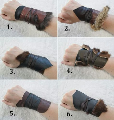 Wrist guard Satyr Costume, Faun Costume, Barbarian Costume, Oc Things, Viking Medieval, Costume Viking, Random Oc, Viking Costume, Arm Guard