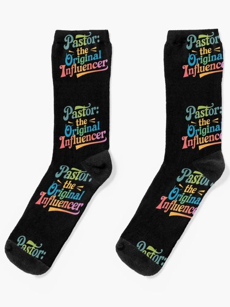 "Funny Pastor Gifts - Pastor The Original Influencer" Socks for Sale by 100xGifts Foryou | Redbubble Appreciation Gifts For Men, Pastor Gifts, Pastor Appreciation Day, Pastor Appreciation Gifts, Pastor Appreciation, Pastors Appreciation, Gifts For Pastors, Appreciation Gifts, Memorable Gifts