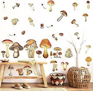 Snails Kids, Big Mushroom, Decals For Walls, Snails In Garden, Animal Wall Decals, Vintage Mushroom, Wall Stickers Bedroom, Kids Wall Decals, Wall Decor Stickers