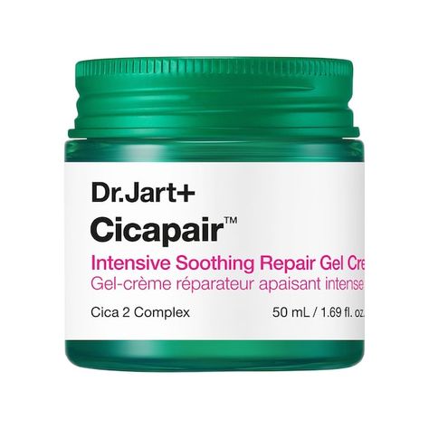 Cicapair™ Tiger Grass Calming Gel Cream - Dr. Jart+ | Sephora Derm Recommended Skincare, Dr Jart Cicapair, Tiger Grass, Oily Skincare, Hair Balm, Cream Moisturizer, Dr Jart, Face Products, Oily Skin Care