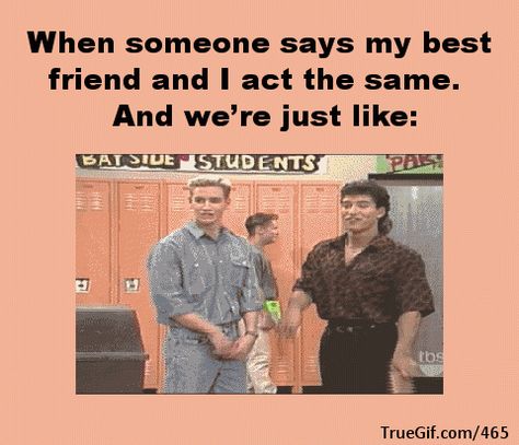 Saved By The Bell Memes, Zack Morris, Bff Things, Funny Naruto Memes, Haha So True, Friendship Humor, Saved By The Bell, American Cheese, Bff Quotes