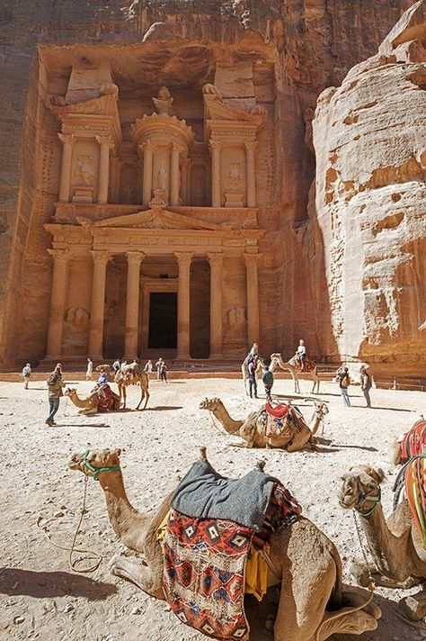 Petra Treasury, Jordan Egypt, City Of Petra, Jordan Travel, Petra Jordan, Wadi Rum, Holy Land, Jordan 5, Places Around The World