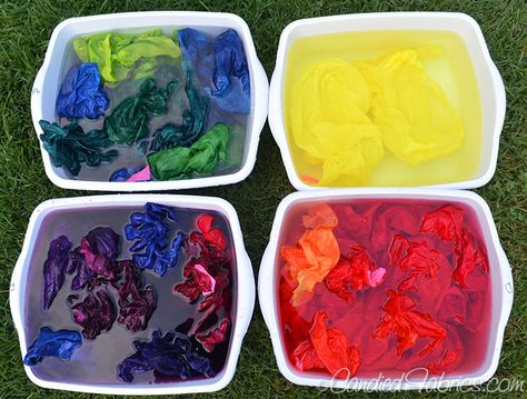 Dyeing with Fiber Reactive Dyes in an Earth Friendly Manner | Candied Fabrics Surface Design Fabric, Textile Art Projects, Fabric Dyeing Techniques, Bohemian Crafts, Dyeing Fabric, Eco Dyeing, Fabric Dyeing, Dye Fabric, Stitch Fabric