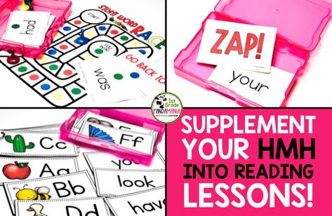 So you have your brand new HMH Into Reading curriculum for Kindergarten, 1st, or 2nd grade, but there just isn't enough engaging centers and guided reading activities... what do to? STOP here and find LOTS of sight words, spelling, and vocabulary activities that are so easy and ready to supplement your HMH into reading lessons! 1stgradepandamania.com Spelling Sight Words, Curriculum For Kindergarten, Hmh Into Reading, Improve Reading Skills, Writing Sight Words, Sight Word Fluency, Guided Reading Activities, Guided Reading Kindergarten, Reading Curriculum