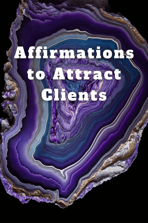 Use these powerful positive affirmations to attract clients into your business. Resonate with your perfect customers! Build your business with the ideal people buying from you with these positive affirmations for business! #attractclients #clientaffirmations #postiveaffirmationsforbusiness #bestclients #bestcustomers #attractcustomers #customeraffirmations Attract Clients Affirmations, Purple Geode, Money Background, Attraction Money, Iphone C, Business Background, Attract Clients, Build Your Business, Money Manifestation