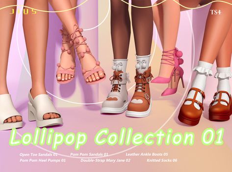 *Download* Lollipop Collection 01 | Jius-sims on Patreon New Sims 4 Cc Clothes, Sims 4 Cc Hair Collection Patreon, Sims4 Shoes Patreon, Sims 4 Cc Maxis Match Set, Ts4 Cc Outfits, Sims 4 Jius, Jius Sims 4 Cc Patreon, Sims 4 Cc Maxis Match Patreon Shoes, Sims 4 Mary Janes Cc