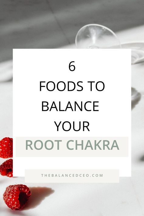 Unlock the potential of your root chakra with these 6 nourishing foods. Embrace their grounding qualities and infuse your daily meals with a sense of stability and rootedness. Reconnect with your foundation and find balance within yourself. Click to find out 6 foods to balance your root chakra. via @thebalancedceo Root Chakra Grounding, Root Chakra Meals, Root Chakra Recipes, Root Chakra Foods, Chakra Foods, Ground Recipes, Vegetarian Protein Sources, Female Reproductive System, Heart Pump