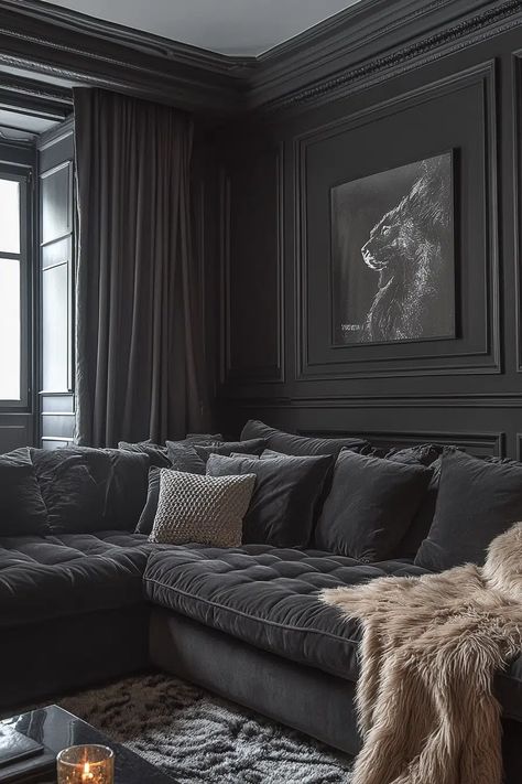 19 Cozy Dark Grey Couch Living Room Ideas You'll Adore