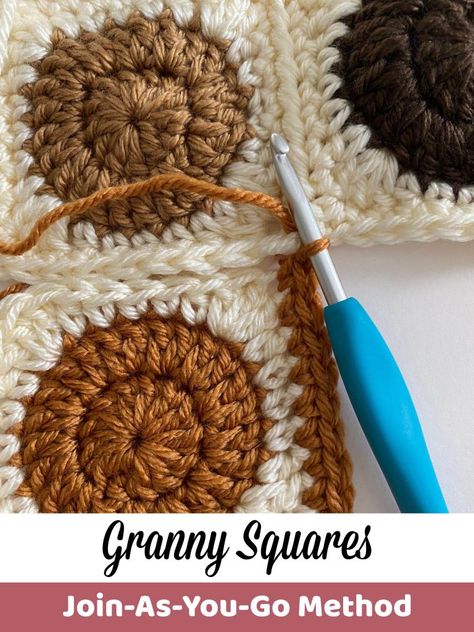 How To Join Granny Squares Tutorials, How To Join Crochet Granny Squares Together, Ways To Join Granny Squares, Crochet Joining Techniques, How To Seam Together Granny Squares, Crochet Granny Square Join, Joining Granny Squares Crochet Video Tutorials, Simple Granny Square, Granny Square Top