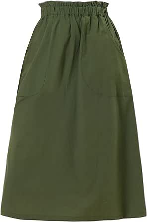 Scrub Skirts, Midi Design, Modest Apparel, Midi Skirt With Pockets, Slash Pocket, Midi Flare Skirt, Modest Skirts, Skirt With Pockets, Midi Skirts