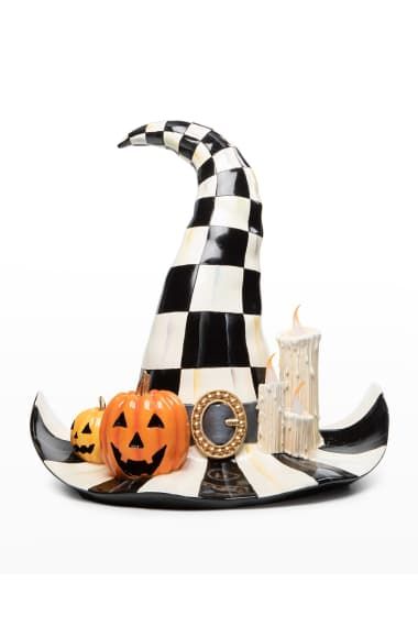 Gorgeous Gourds Mackenzie-childs, Checks And Stripes, Flickering Candle, Mackenzie Childs Inspired, Hallowen Ideas, Which Witch, Courtly Check, Cast A Spell, Alley Cat