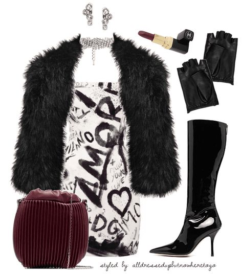 Cruella Outfits Inspired, Cruella Fashion Aesthetic, Cruella Deville Aesthetic Outfit, Cruella Inspired Dress, Cruella Outfit Inspired, Cruella Deville Outfit Ideas, Cruella Aesthetic Outfits, Cruella Hairstyle, Cruella Outfit Ideas