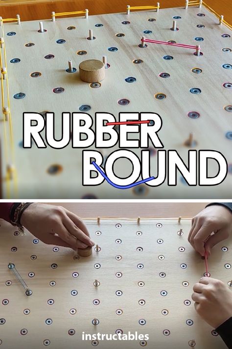 Diy Table Games, Diy Wooden Games, Rubber Band Charms, Table Top Game, Spring Cleaning Challenge, Rainbow Loom Rubber Bands, Table Top Games, Rainbow Loom Charms, Pub Games