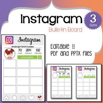 Instagram Bulletin Board Template with customizable colors, text, and images. Perfect for sharing your latest news, products, or #Instagram_Bulletin_Board #Bulletin_Board_Template #Technology_Teacher #New_Instagram_Logo Instagram Bulletin Board, Bulletin Board Template, Technology Teacher, New Instagram Logo, Get To Know Your Students, Teacher Favorites, Prep Worksheets, Logo Instagram, Board Template