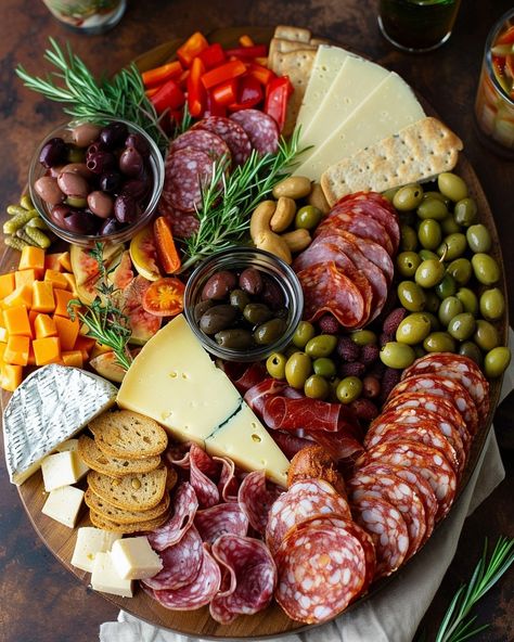 Ready to elevate your hosting game? Check out this Ultimate Charcuterie Board, perfect for any gathering! Visit website for full recipe at https://northeastnosh.com/f/ultimate-charcuterie-board #northeastnosh #charcuterie #grazingboard #partyfood #appetizer #cheeseboard #gourmetfood #foodie #delicious #entertaining #hosting #snackboard #dinnerparty #curedmeats #luxuryfood #tastingboard Ultimate Charcuterie Board, Easy Peach Crisp, Peach Crisp Recipe, Charcuterie Inspiration, Charcuterie Cheese, Charcuterie And Cheese Board, Charcuterie Recipes, Recipes Appetizers And Snacks, Crisp Recipe