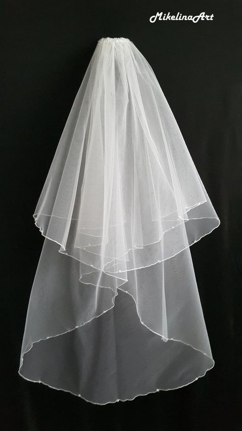 Veil Png, Bridal Vail, White Wedding Veil, Hot Pink Weddings, Aquamarine Colour, Neck Accessories, Cathedral Veil, Bride Accessories, Bridal Salon