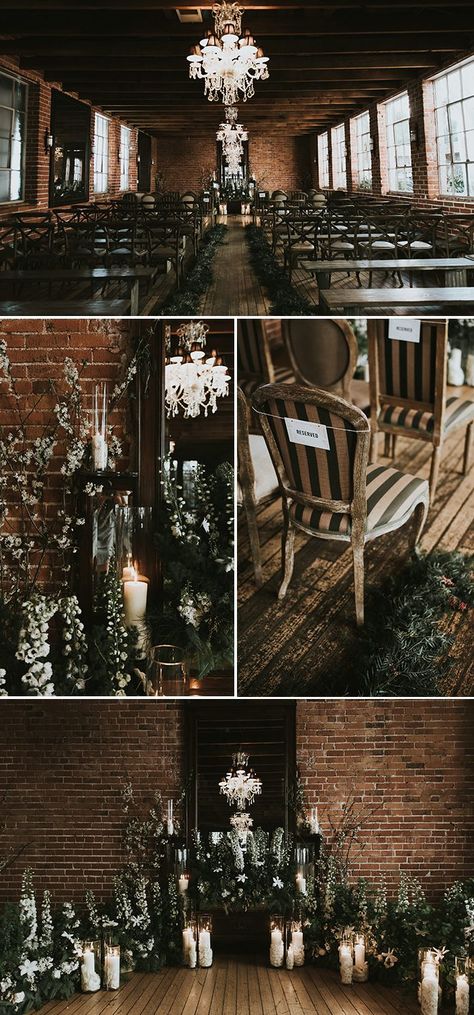 Carondelet House Wedding, Masculine Wedding, Romantic Rustic Wedding, Pagan Wedding, Rustic Backdrop, Rustic Wedding Inspiration, Goth Wedding, Dark Wedding, Moody Wedding