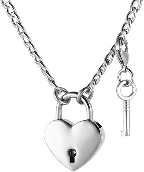 Valentines Accessories, Padlock Necklace, Heart Padlocks, Collar Choker, Lock Necklace, Heart And Key, Key Necklace, Lock And Key, Choker Collar