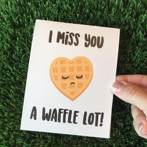 I Miss You Card, Funny Friendship, Friendship Humor, Pun Card, Funny Pun, Miss You Cards, Wish You Were Here, Cricut Cards, Friendship Cards