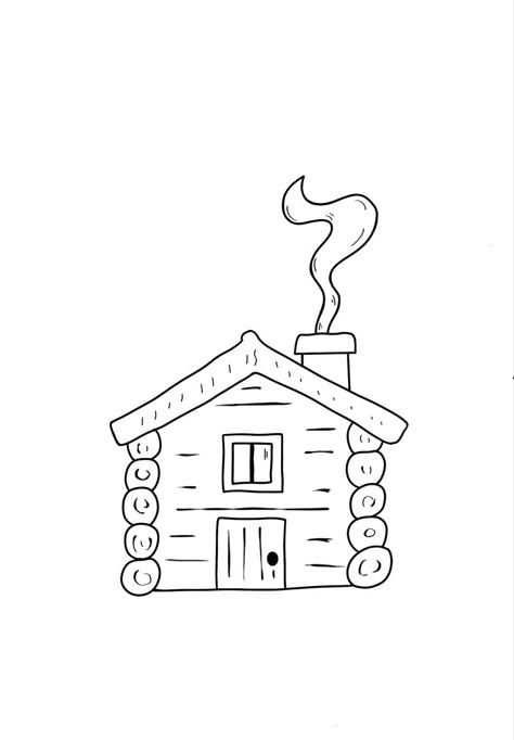 #tattoo #tattooideas #tattooart #logcabins #mountains #woodsy #woodsytattoo #tattoodesign Cabin Line Art, Small Cabin Tattoo, Cabin Tattoo Simple, Cabin Drawing Simple, Cabin Doodle, Log Cabin Tattoo, Log Cabin Drawing, Mountain Drawing Simple, Cabin Drawing