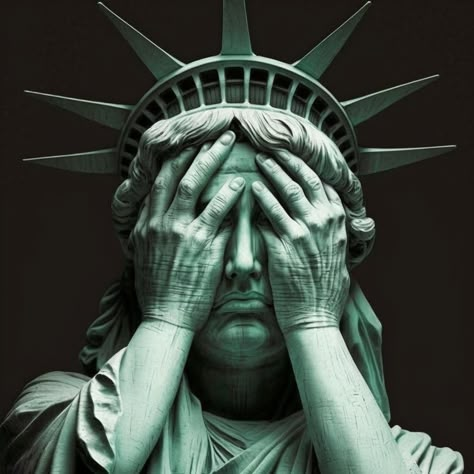 Statue Of Liberty Crying, Liberty Wallpaper, Justice Statue, African American Artwork, Airbrush T Shirts, Propaganda Art, Back Tattoos For Guys, Royal Art, The Statue Of Liberty