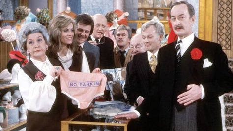 BBC Is Bringing Back The Classic Britcom "Are You Being Served"? #LGBTQ British Tv Comedies, Are You Being Served, British Sitcoms, Bbc Tv Series, British Humor, Classic Comedies, British Comedy, Old Tv Shows, British Tv