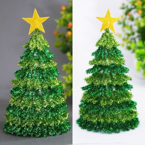 Chenille Stem Crafts Christmas, Xmas Tree Diy, Christmas Tree Making, Amazing Christmas Trees, Stem Crafts, Holly Tree, Pipe Cleaner Crafts, Xmas Trees, Christmas Tree Crafts