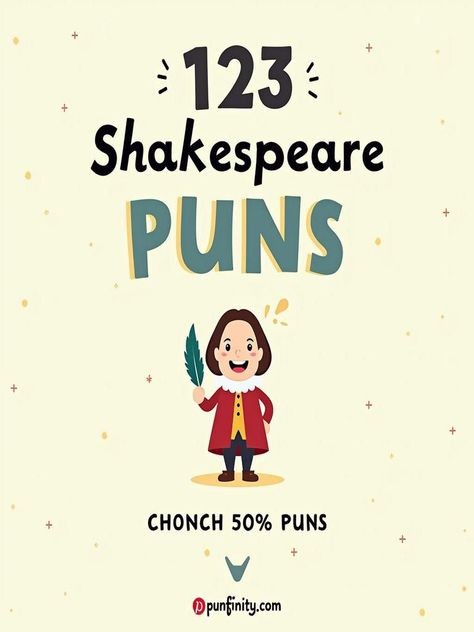 shakespeare puns Play On Words Puns, Psychology Puns, Funny Shakespeare, Shakespeare Funny, Literature Humor, The Bard, Toil And Trouble, Best Puns, Word Play