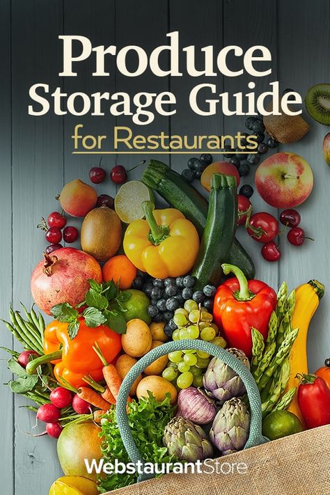 We lay the foundational knowledge you need to organize your refrigerator, explain fruit and vegetable storage, and provide an itemized produce storage chart! How To Store Grapes, Restaurant Refrigerator, How To Store Cucumbers, How To Store Avocado, Keep Bananas Fresh, How To Store Carrots, Vegetable Chart, Food Spoilage, Produce Storage