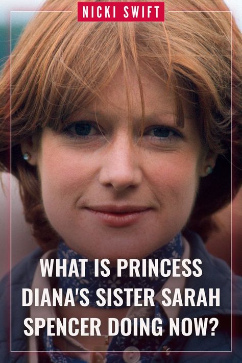 Princess Diana Sisters, Diana Sisters, Princess Diana Jewelry, Lady Spencer, Sarah Spencer, The Older Sister, Prince Charles And Diana, Spencer Family, Charles Spencer