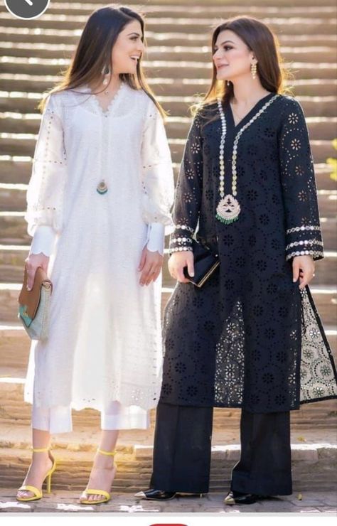 Style Outfits Summer, Plain Suits, Summer Vibes Aesthetic, Chicken Kari, Fashion Dresses Formal, Lace Dress Design, Latest Dress Design, Designer Kurti Patterns, Pakistani Dresses Casual