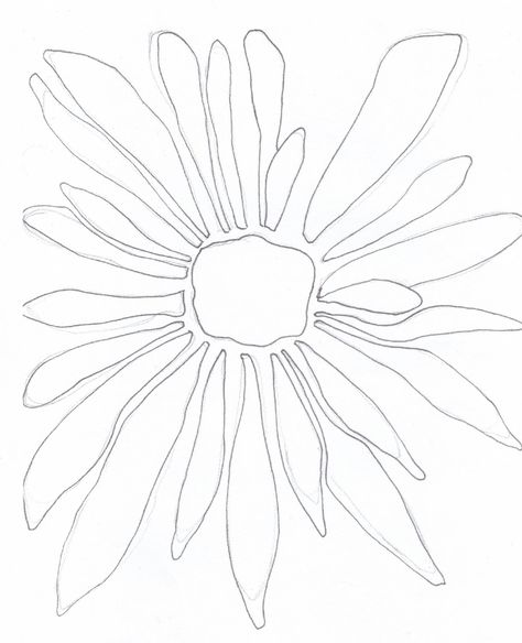 Drawing Whimsical, Airbrush Ideas, Paper Clothing, Flower Line Drawings, Colouring Sheets, I Love Drawing, Flower Outline, Pola Sulam, Love Drawing