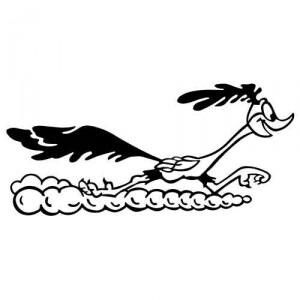 Road Runner Silhouette, Roadrunner Tattoo Design, Roadrunner Tattoo Looney Tunes, Cartoon Stencil, Roadrunner Cartoon, Pop Culture Tattoos, Culture Tattoos, Cartoon Silhouette, Looney Tunes Characters