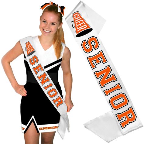 PRICES MAY VARY. PREMIUM SATIN SASH FOR HIGH SCHOOL & COLLEGE SENIORS! This fun sash says “Cheer Senior” in a bold Collegiate font with a Cheer megaphone graphic. CELEBRATE BEING A SENIOR! It’s your final year! Celebrate in style with this fun “Cheer Senior” sash. This is NOT a piece of cheap ribbon. DESIGNED FOR THE PERFECT FIT! Our sashes are 30" long x 4" wide and made with premium quality fabrics, they’re designed to drape perfectly across the body. BUY WITH CONFIDENCE! These sashes are made Senior Cheer Sash, Cheer Sash, Senior Sash, Collegiate Font, Senior Party, Cheer Megaphone, Cheap Ribbon, Cheer Squad, College Senior