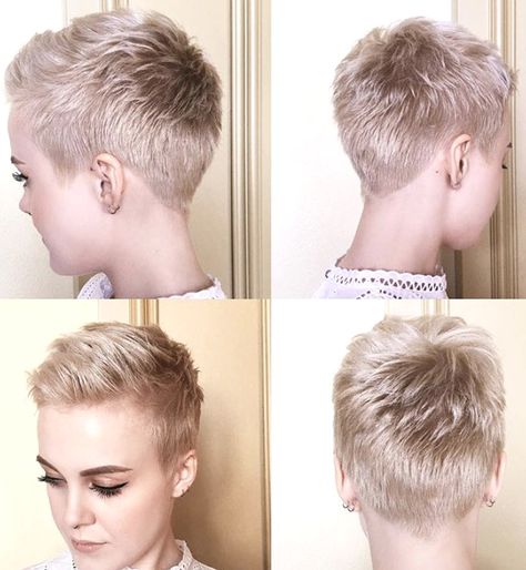 Game Hairstyles, Really Short Hair, Super Short Hair, Hair Haircuts, Very Short Hair, Short Pixie Haircuts, Short Pixie Cut, Trendy Hair, Cornrow