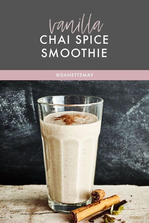 Kachava Recipes Chai, Chai Protein Smoothie, Chai Smoothie Recipes, Vanilla Chai Smoothie, Chai Tea Smoothie, Tea Smoothie Recipe, Chia Tea, Chai Smoothie, Planning 2023