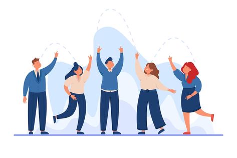 Free Vector | Team of business people putting hands up together Eco Sign, Vector Art Illustration Graphics, Pin Up Illustration, Health Symbol, Office People, Music Festival Poster, Partner Work, Happy Cartoon, Cartoon People