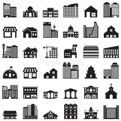 Urban Icon, Indonesian Wedding, Architecture Icons, Simple Building, Building Icon, Glyph Icon, Marco Polo, Company Branding, Game Icon