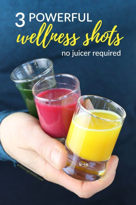 Shots Recipes, Diy Wellness, Turmeric Shots, Energy Shots, Wellness Shots, Ginger Shot, Healthy Juice Recipes, Shot Recipes, Juicing For Health