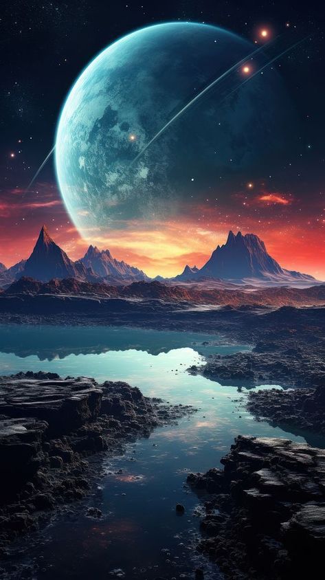 Space art wallpaper landscape astronomy universe. | premium image by rawpixel.com / Darakoon Jaktreemongkol 8k Space Wallpaper, Universe Wallpaper 4k, Art Wallpaper Landscape, Space Hd Wallpapers, Space Wallpaper Desktop Hd, Dark Space Wallpaper 4k, Astronaut Wallpaper Landscape, Space Art Wallpaper, Iphone Wallpaper 4k