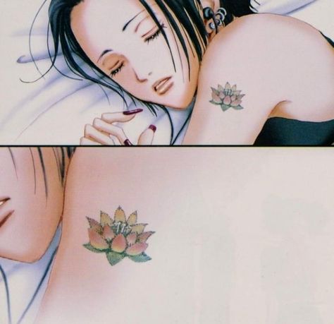 nana osaki's tattoo of a lotus Nana Tattoo, Nana Anime, Nana Manga, Nana Osaki, Cute Tiny Tattoos, Lotus Tattoo, Fotografi Alam Semula Jadi, Dream Tattoos, 문신 디자인