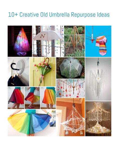 10+ Creative Old Umbrella Repurpose Ideas Umbrella Craft, Upcycle Recycle, Trash To Treasure, Beach Umbrella, Some Ideas, Share The Love, Repurpose, How Many, Baby Mobile