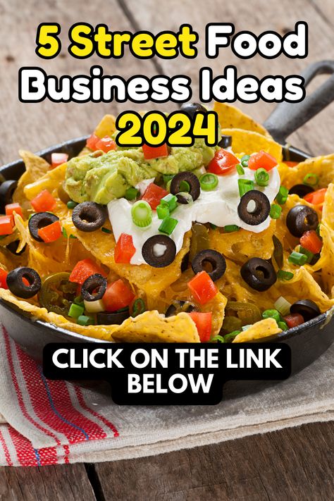 Street food | food | food recipes | party food | food lover | business ideas | business outfit | food lover | nachos | nacho bar | nachos recipe | restaurant | business ideas entrepreneur | business ideas 2024 | business ideas for beginners | business ideas for | business ideas small | street food business Food Small Business, Selling Food From Home, Street Food Business, Small Street, Nacho Bar, Food Business Ideas, Business Ideas For Beginners, Dream Catcher Decor, Trendy Food