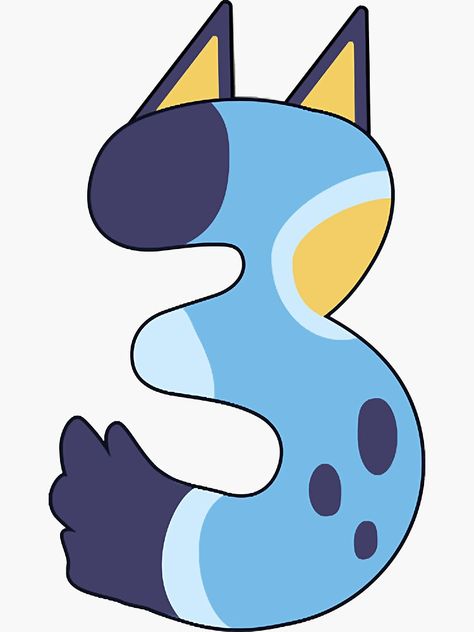 Bluey Party, Birthday Stickers, 3rd Birthday, Sticker Design, Birthday Party, Collage, Birthday, For Sale, Pins