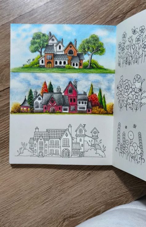 Maristela Oderdenge (@art.stela) • Instagram photos and videos Small Victories Johanna Basford, Johanna Basford World Of Wonder Houses, Rooms Of Wonder Johanna Basford, Johanna Basford Rooms Of Wonder, Johanna Basford Coloring Book Rooms Of Wonder, Rooms Of Wonder Coloring Book, Rooms Of Wonder, Marjorie Sarnat Coloring Pages Finished, Colouring Tips