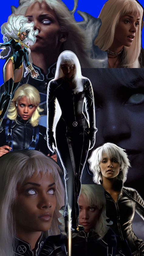 xmen, storm, halle berry Storm Halle Berry, Storm Halloween Costume, Halle Berry Storm, Xmen Storm, Storm Costume, X Men Costumes, Xmen Cosplay, Storm Marvel, Character Halloween Costumes