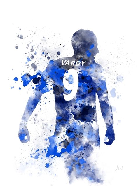 Jamie Vardy History Of Cricket, Leicester City Football Club, Downward Dog Pose, Cat Cow Pose, Leicester City Fc, Football Drawing, Jamie Vardy, James Maddison, Soccer Photography