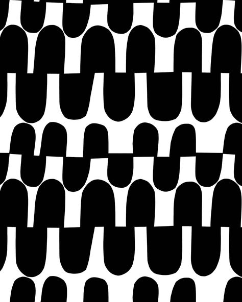 Ratsu / Maripedia Pattern - Marimekko Marimekko Wallpaper, Marimekko Pattern, Hoof Print, Woodland Animal Nursery, Finnish Design, Horse Print, Black Paper, Paint Party, Bold Prints