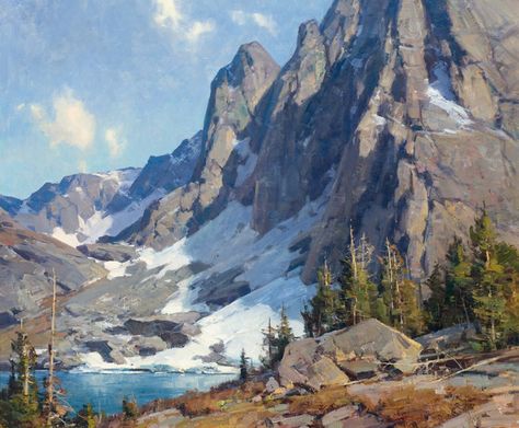 Greatest Living Western Landscape Painters (and What I Have Learned from Them) Clyde Aspevig, Grinnell Glacier, 숲 사진, Wind River, Glacier Park, Western Landscape, What I Have Learned, Southwest Art, Wow Art